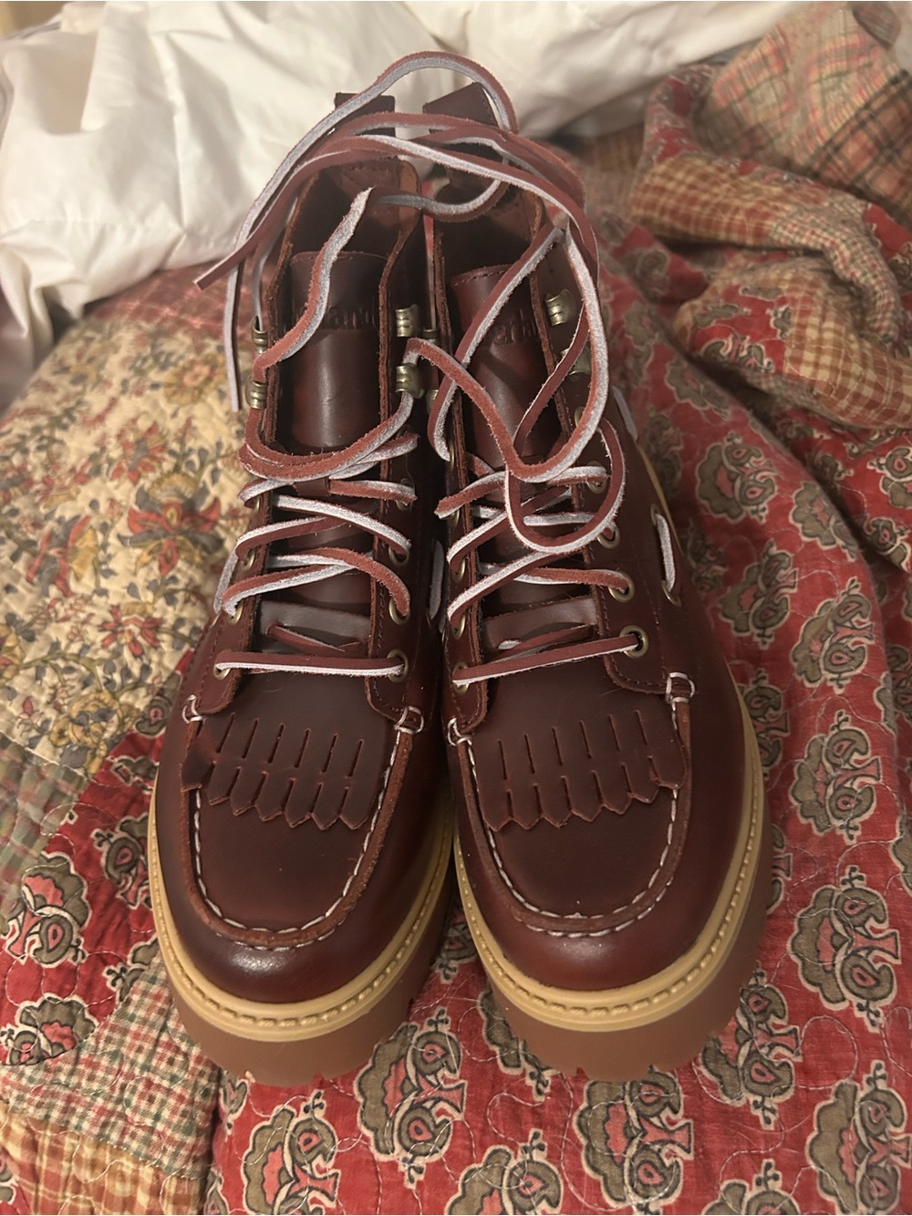 Timberland platform boots